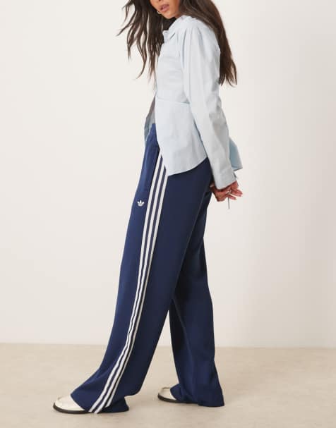 adidas Originals Firebird knitted track pants in navy - view 1