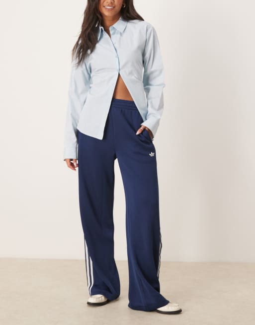 adidas Originals Firebird knitted track pants in navy | ASOS
