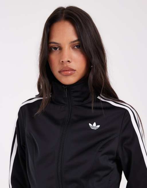adidas Originals Firebird Korsett-Tracktop in Schwarz, 3 von 4