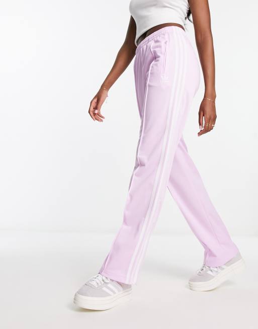 adidas Originals – Firebird – Ljuslila träningsbyxor 