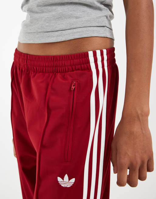 adidas Originals – Firebird – Locker geschnittene Trainingshose in Team Victory Red/Weiß, 4 von 5