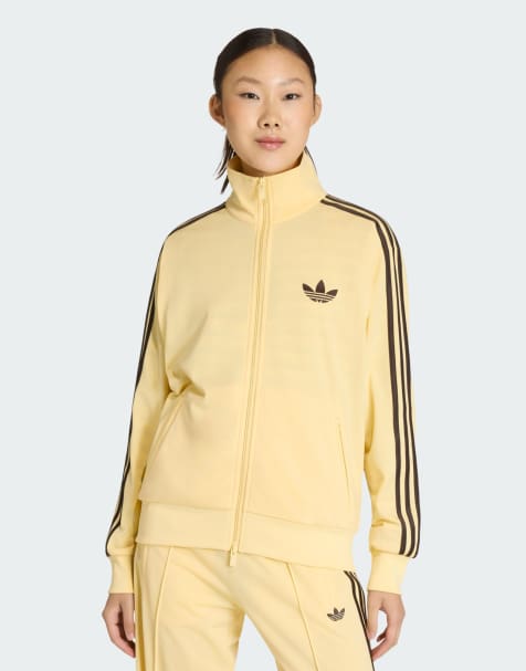 adidas Originals – Firebird – Locker geschnittenes Trainingsoberteil in Gelb - view 1