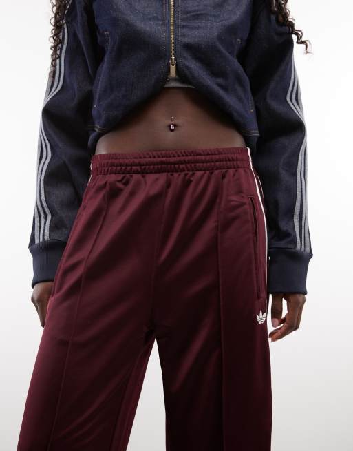 adidas Originals – Firebird – Locker sitzende Trainingshose in Burgunderrot, 3 von 5
