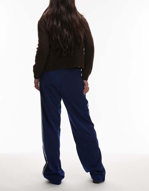 Firebird Dunkelblaue Adidas Jogginghose Adidas Damen Adidas Velour
