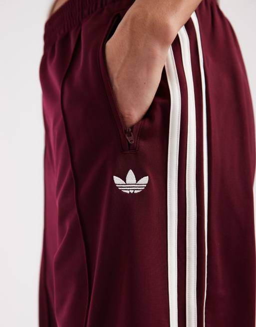 adidas Originals – Firebird – Lockere Trainingshose in Kastanienbraun und Wollweiß, 4 von 5