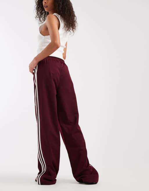 adidas Originals – Firebird – Lockere Trainingshose in Kastanienbraun und Wollweiß, 5 von 5