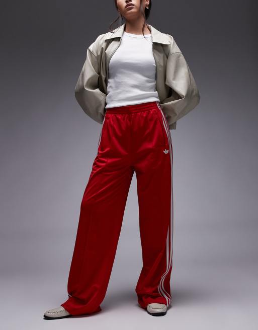 adidas Originals – Firebird – Lockere Trainingshose in Rot und Weiß, 2 von 5