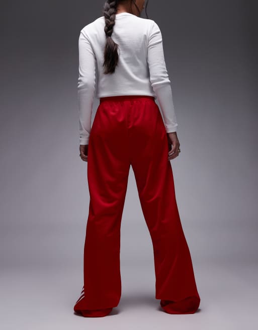 adidas Originals – Firebird – Lockere Trainingshose in Rot und Weiß, 3 von 5