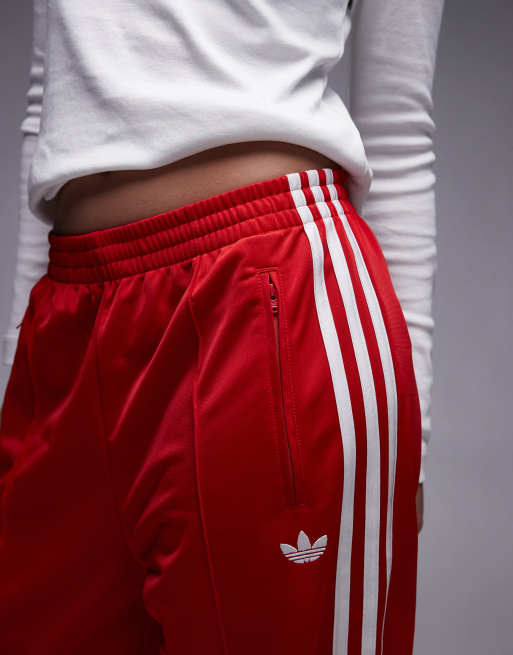 adidas Originals – Firebird – Lockere Trainingshose in Rot und Weiß, 4 von 5