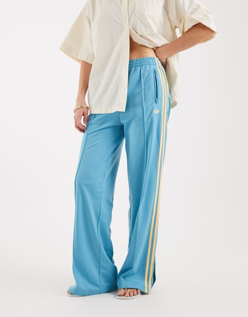 adidas Originals Firebird lockere Trainingshose in Türkis und Gelb, 3 von 5