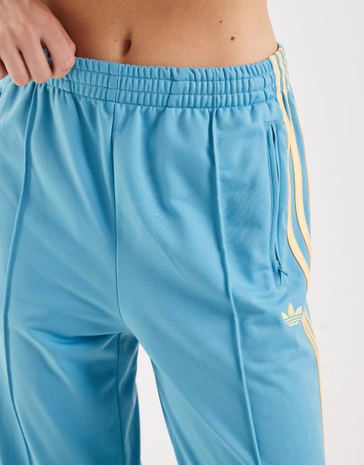 adidas Originals Firebird lockere Trainingshose in Türkis und Gelb, 4 von 5