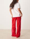 [adidas Originals] adidas Originals Firebird Loose track pants in red and pink XS better scarlet/lucid