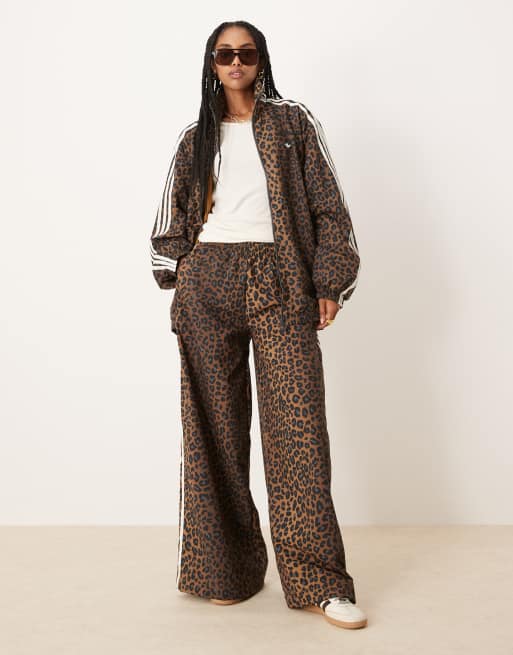 adidas Originals Firebird loose track top in leopard print | ASOS