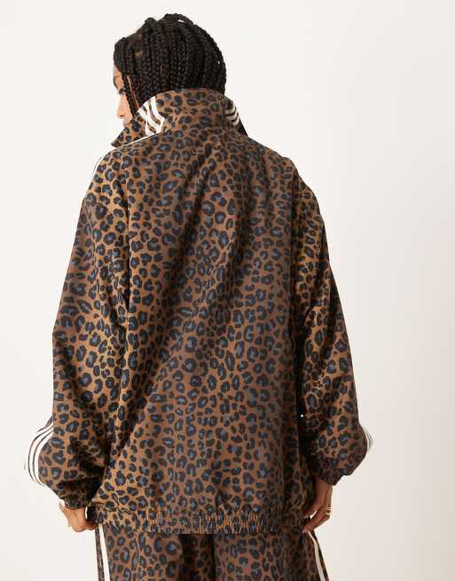 adidas Originals Firebird loose track top in leopard print | ASOS