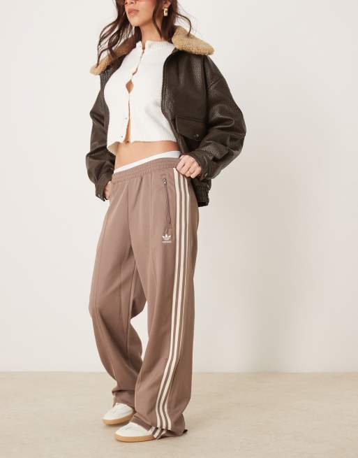 adidas Originals - Firebird - Losse trainingsbroek in bruin