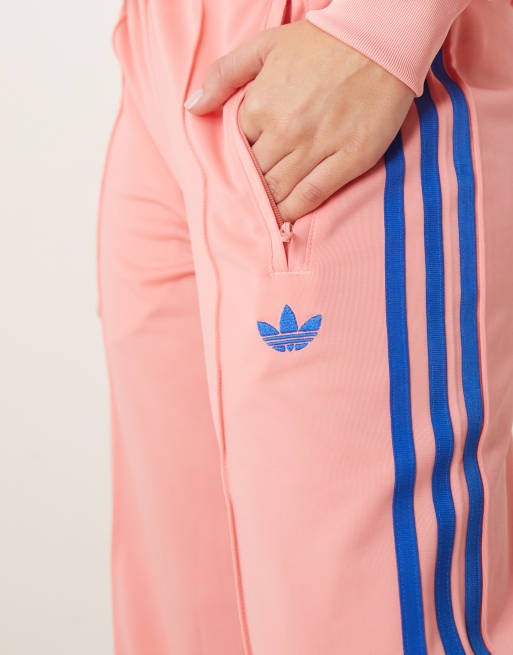 adidas Originals Firebird Losse trainingsbroek in roze ASOS