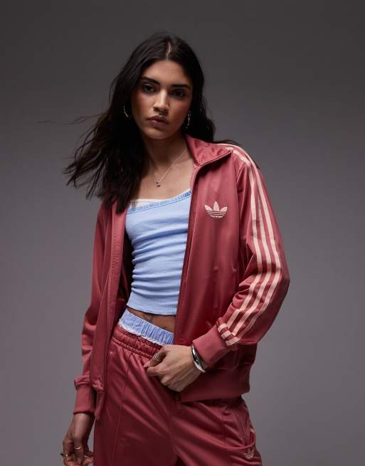 adidas Originals - Firebird - Lyserød træningstop i løstsiddende pasform - Kun hos ASOS