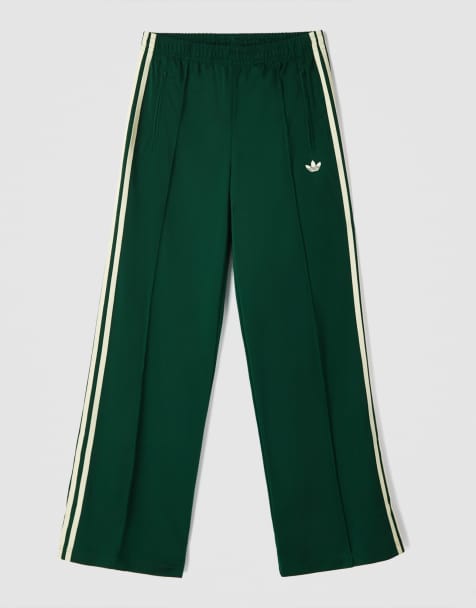 adidas Originals - Firebird - Mørkegrønne løstsiddende træningsbukser - Kun hos ASOS - view 1