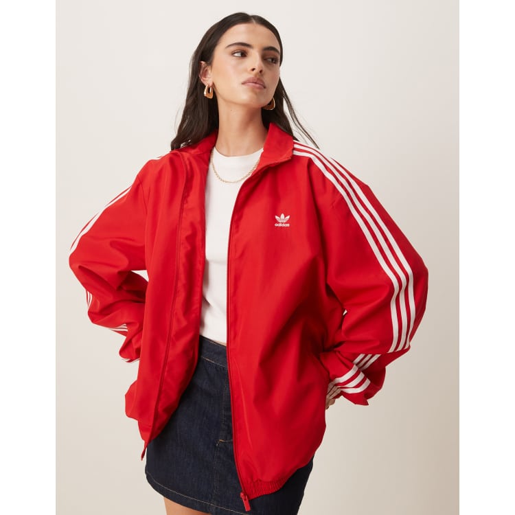 ジャケット・アウター adidas OVERSIZED FIRE BIRD TRACK TOP Adidas Original Oversized Firebird Track Top