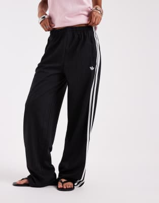 Firebird - Pantalon de survêtement ample à rayures fines - Noir XL
