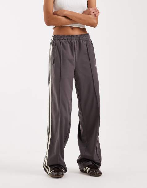 adidas Originals - Firebird - Pantalon de survêtement ample - Anthracite et blanc cassé - view 1