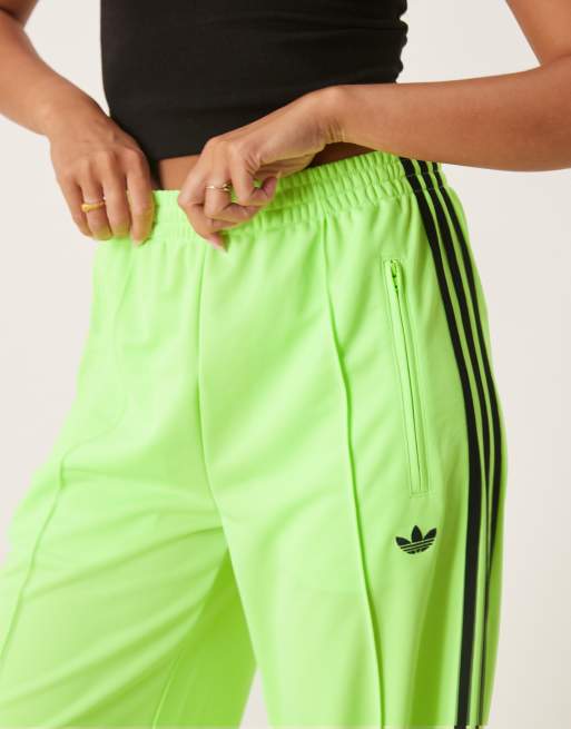 adidas Originals Firebird Loose track pants in lime
