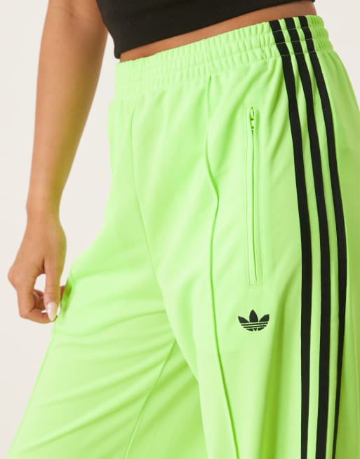 adidas Originals Firebird Loose track pants in lime
