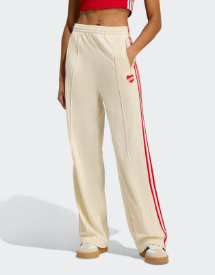 Firebird - Pantalon de survêtement ample - Crème, blanc et rouge 2XS