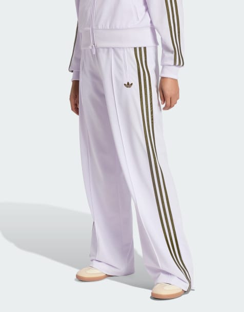 adidas Originals - Firebird - Pantalon de survêtement ample - Violet glacé/olive strata - view 1