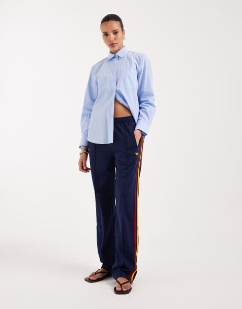 adidas Originals - Firebird - Pantalon de survêtement classique - Bleu marine, rouge et jaune - view 1
