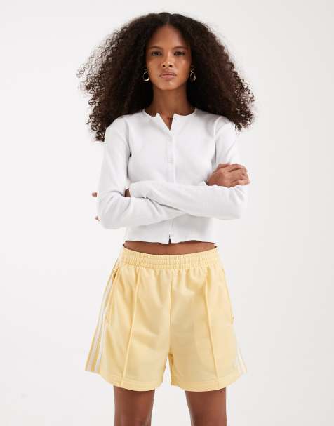 adidas Originals Firebird pantalones cortos en amarillo y blanco - view 1
