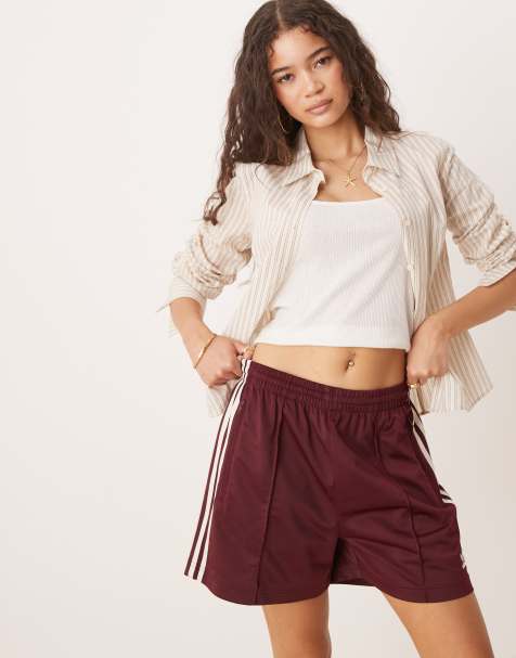 adidas Originals Firebird pantalones cortos en burdeos - view 1