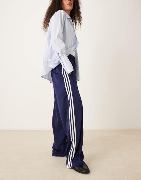 adidas Originals - Firebird - Pantaloni sportivi ampi blu navy - view 1
