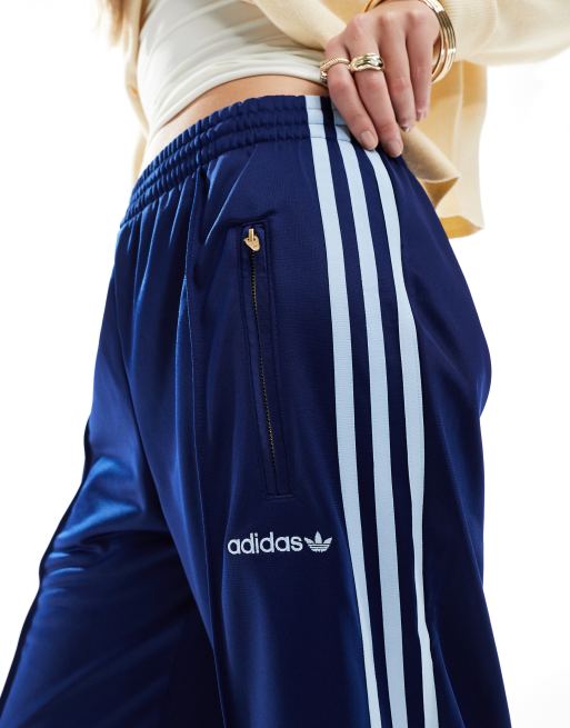 Adidas track pants womens blue online