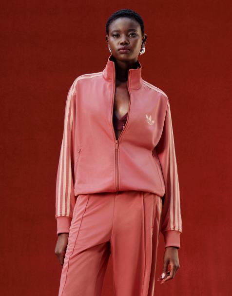 adidas Originals - Firebird - Pink løstsiddende træningstop - Kun hos ASOS - view 1