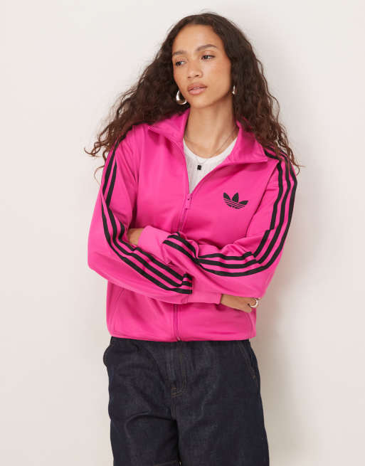 adidas Originals - Firebird - Pink/sort træningstop med løs pasform