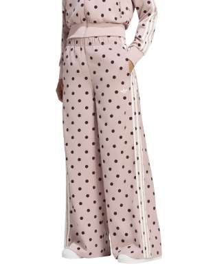 Adidas Originals Firebird Polka Dot Track Pants In Pink