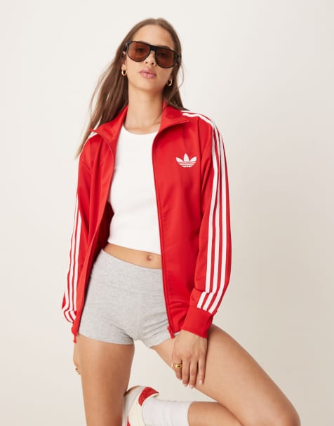 adidas Originals - Firebird - Rød træningsjakke - view 1
