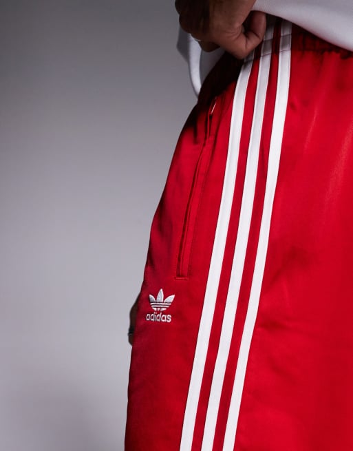 adidas Originals Firebird shorts in red
