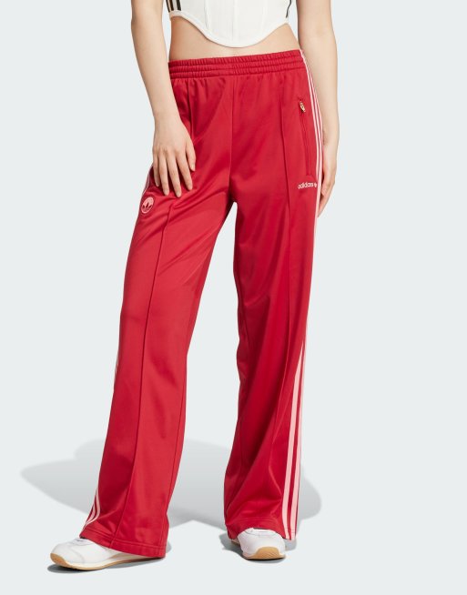 adidas Originals - Firebird - Røde træningsbukser med logomærke
