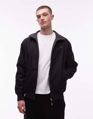 adidas Originals Firebird reversible jacket in washed black