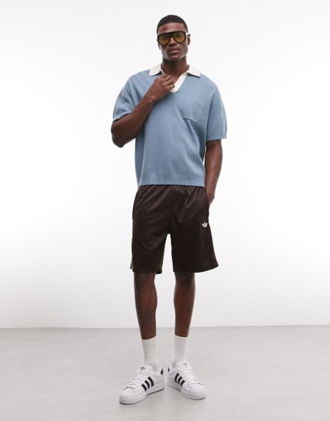 adidas Originals - Firebird - Short - Marron café - view 1