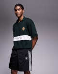 [adidas Originals] adidas Originals Firebird shorts in black XS Black/ white