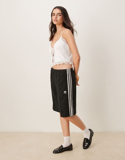 adidas Originals Firebird shorts in black