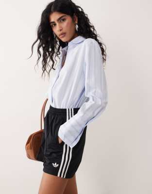 Adidas Originals Firebird Shorts In Black