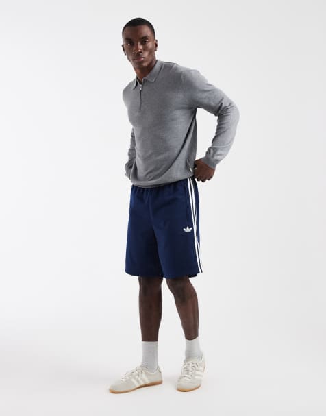 adidas Originals – Firebird – Shorts in Marineblau - view 1