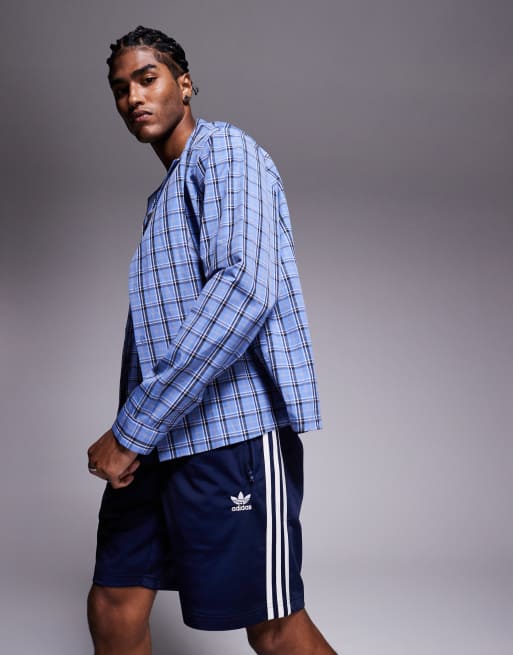 adidas Originals Firebird shorts in navy