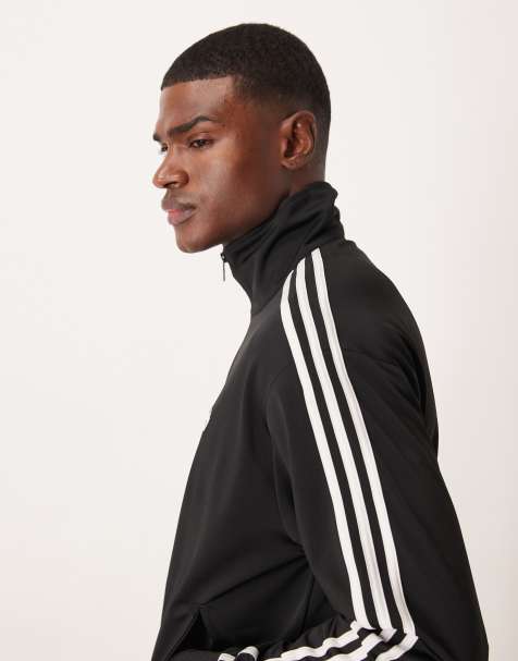 adidas Originals - Firebird - Sort træningsjakke - view 1