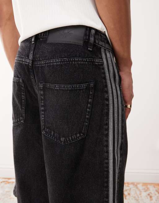 adidas Originals - Firebird - Sorte denimshorts , 5 af 5