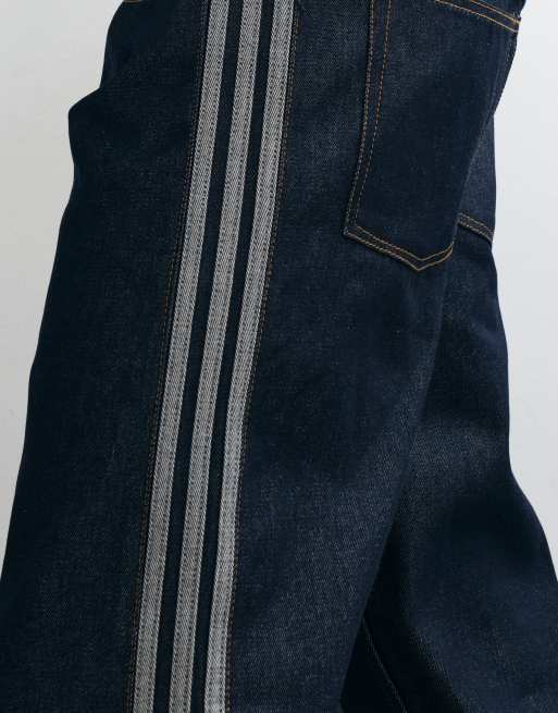 adidas Originals Firebird Straight-Leg-Jeans in Indigo-Waschung, 3 von 5